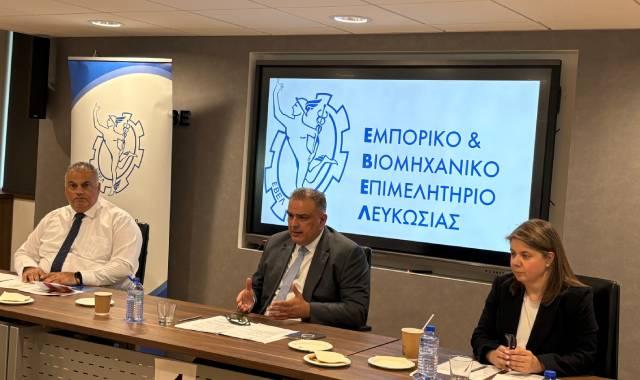 Συνάντηση ΕΒΕ Λευκωσίας με την Προέδρο της Κοινοβουλευτικής Επιτροπής Οικονομικών