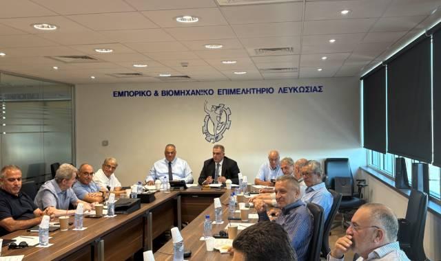 Συνάντηση ΕΒΕ Λευκωσίας με  αντιπροσωπεία του Κυπριακού Κέντρου Διαιτησίας και Διαμεσολάβησης